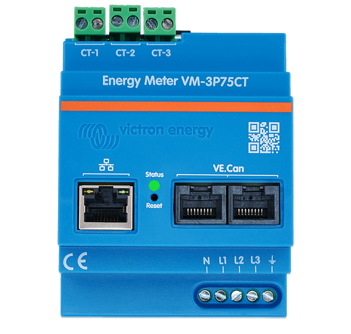 Měřiče energie VM-3P75CT, VM-3P5A,  ET112, ET340, EM24 Ethernet a EM540