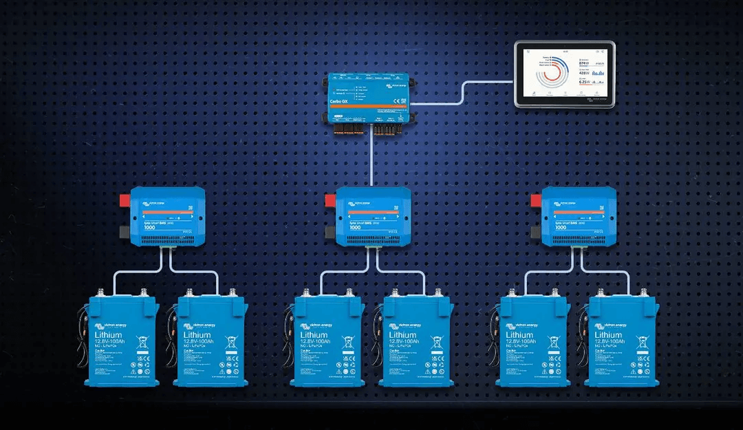 Paralelní zapojení Lynx Smart BMS