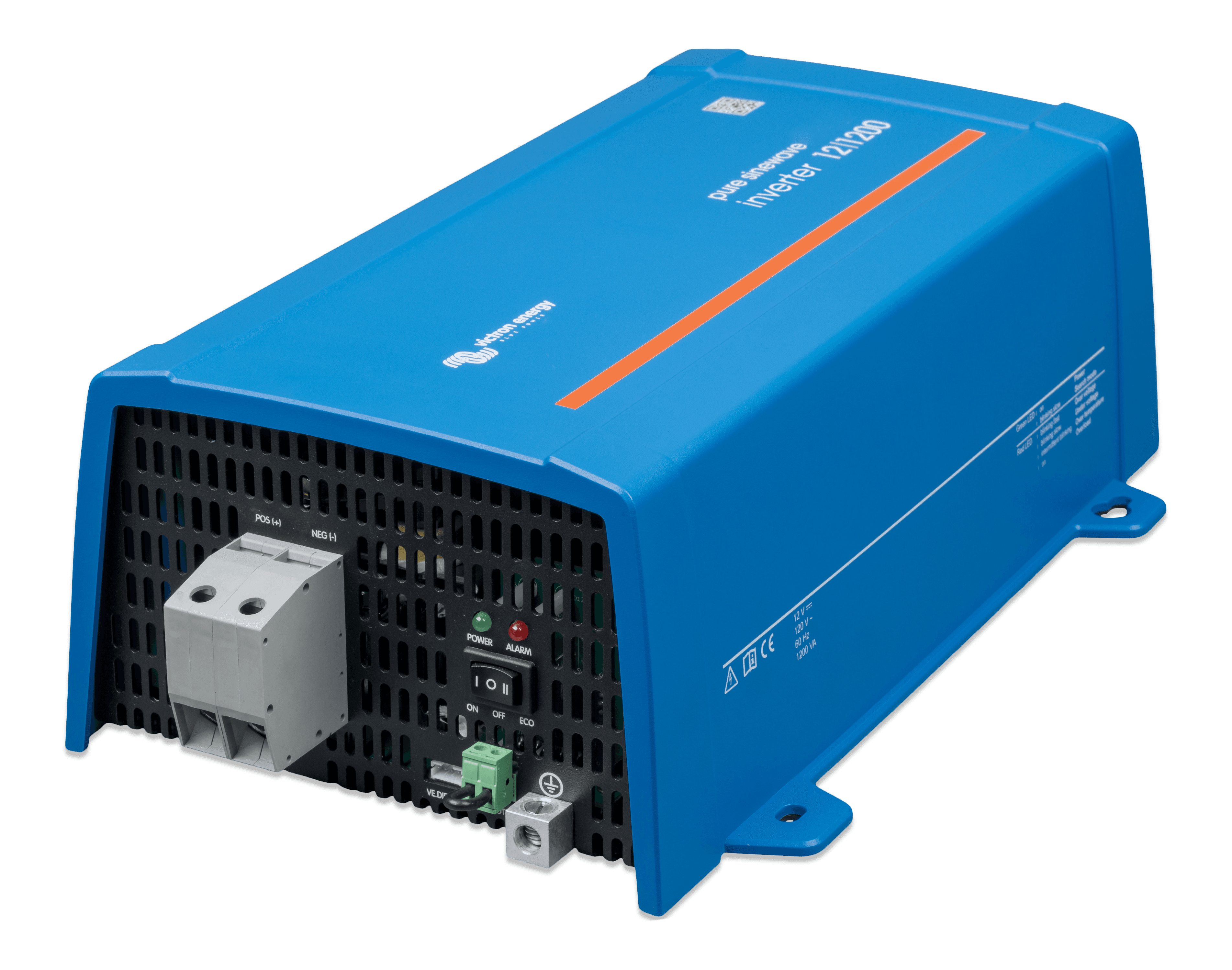 Inverter 12V 1200VA 120V VE.Direct NEMA GFCI (right) thumbnail