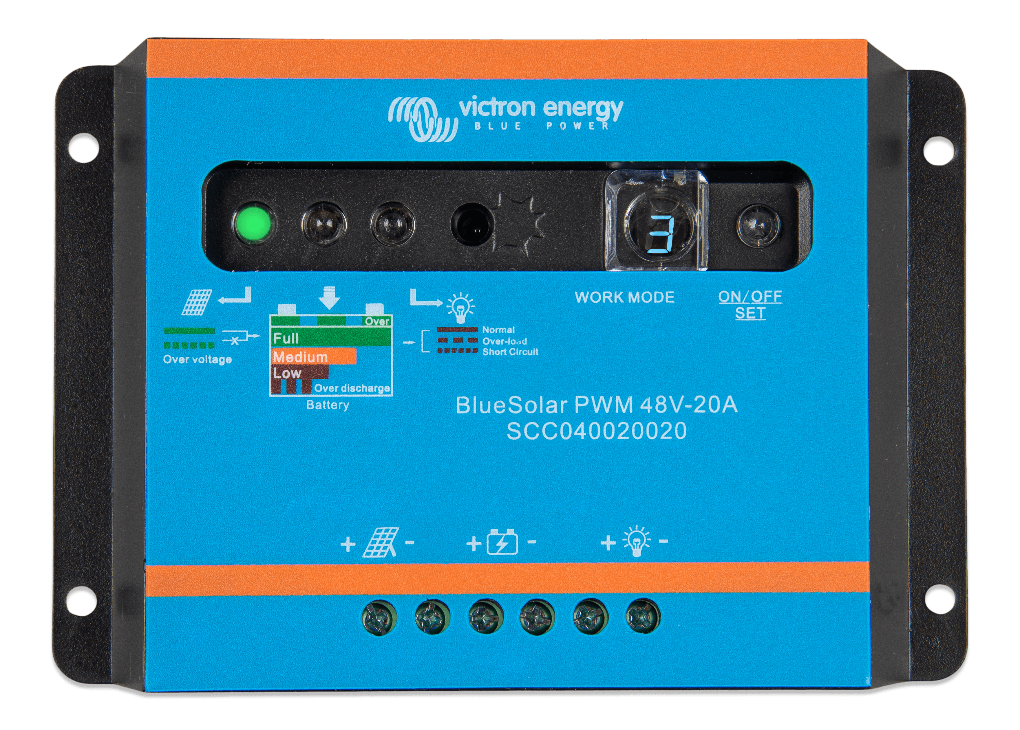 BlueSolar PWM-Light Charge Controller 48V-20A (top)  thumbnail