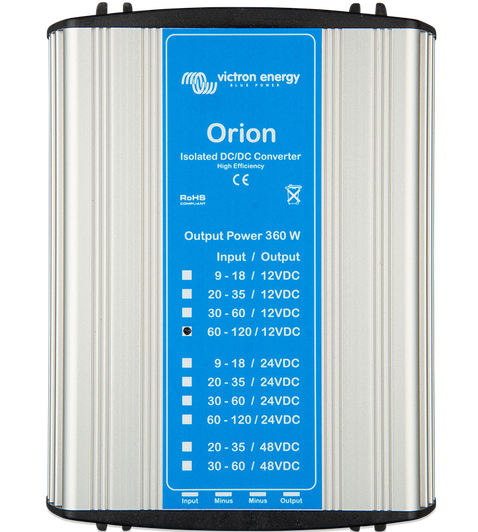 Orion DC-DC Converters 110V, Isolated