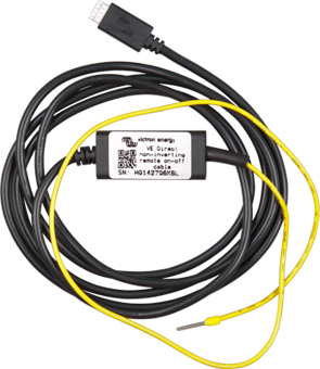 VE.Direct kabel pro vzdálené zapnutí/vypnutí