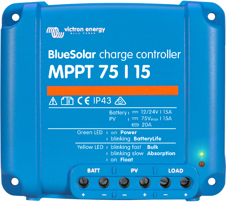 BlueSolar MPPT 75/10, 75/15, 100/15 a 100/20
